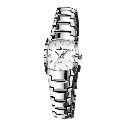 Keep in Touch Twin Dam. Steel / Silver. Steel. Japan Quartz