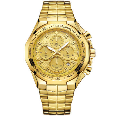 Herrklocka Wwoor Manager Gold. Stainless Steel Gold. Japan Quartz