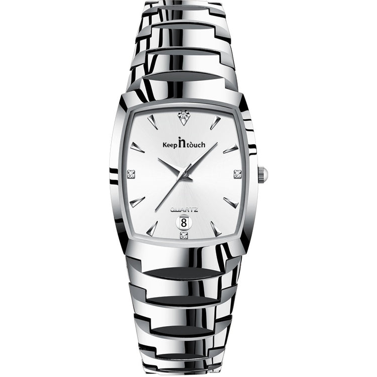 Keep inTouch Twin. Steel / Silver. Steel. Japan Quartz